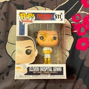 ELEVEN (HOSPITAL GOWN) STRANGER THINGS FUNKO POP! #511 *NEW IN BOX*